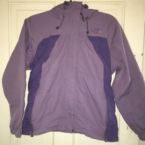 North Face coat, purple & lavender - size small